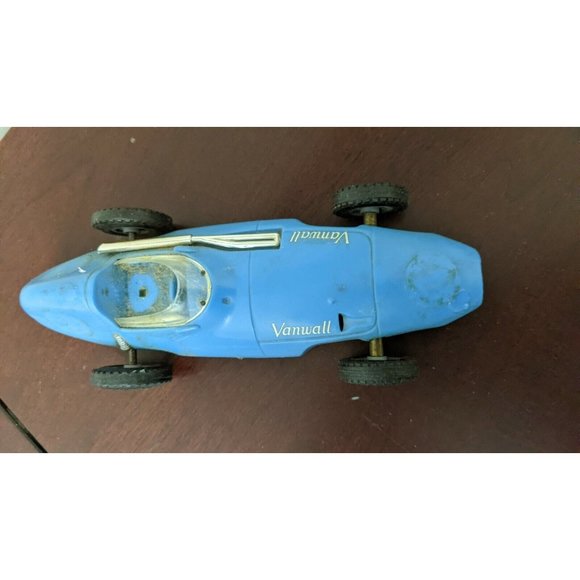 Vintage 1/32 VANWALL MM / C55 SCALEXTRIC Tri-ang SLOT CAR Blue Lotus - Picture 7 of 10
